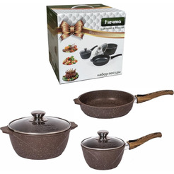 Набор посуды Мечта Гранит Brown М001806
