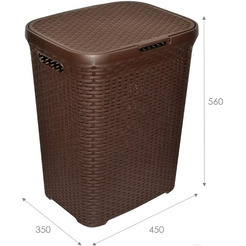 Корзина для белья Violet Ротанг 186001 (60л, коричневый)