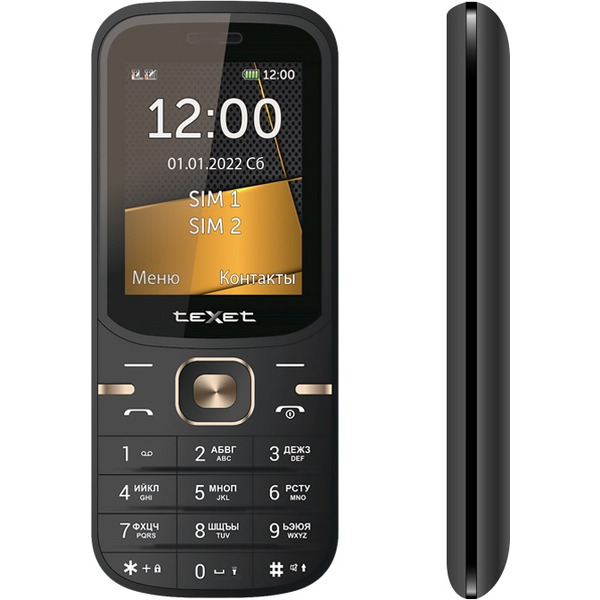 Мобильный телефон TeXet TM-216 (черный)