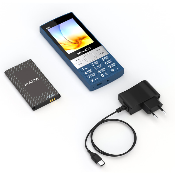 Мобильный телефон Maxvi K30 (маренго)