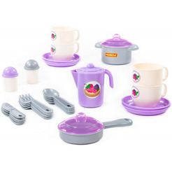 Набор игрушечной посуды Полесье Хозяюшка 80134 (на 4 персоны)