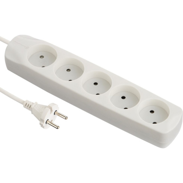 Удлинитель Electraline 62008 (3 м, белый)