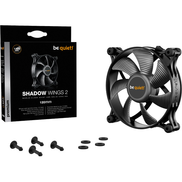 Вентилятор be quiet! Shadow Wings 2 120mm BL084