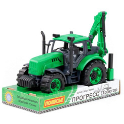 Экскаватор Полесье 94612 Прогресс (зелёный)