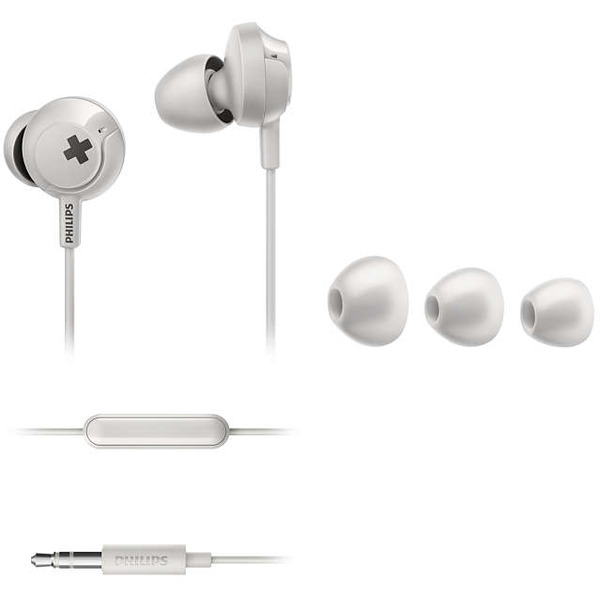 Наушники с микрофоном PHILIPS SHE4305WT