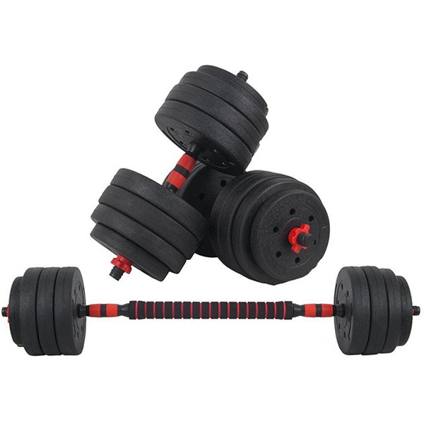 Набор композитных гантелей AMETIST 24 кг (с соединительным грифом)