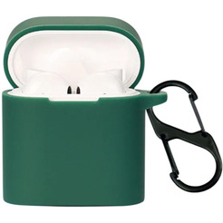 Чехол Bingo Silicone для HAYLOU MoriPods (темно-зеленый)