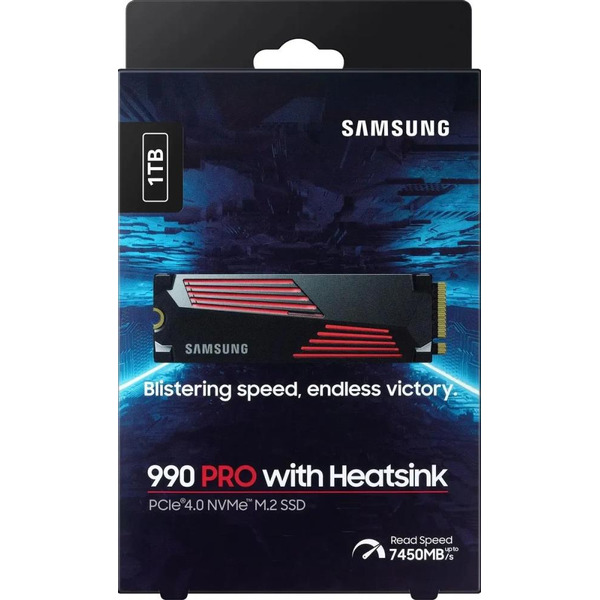 SSD Samsung 990 Pro с радиатором 1TB MZ-V9P1T0CW