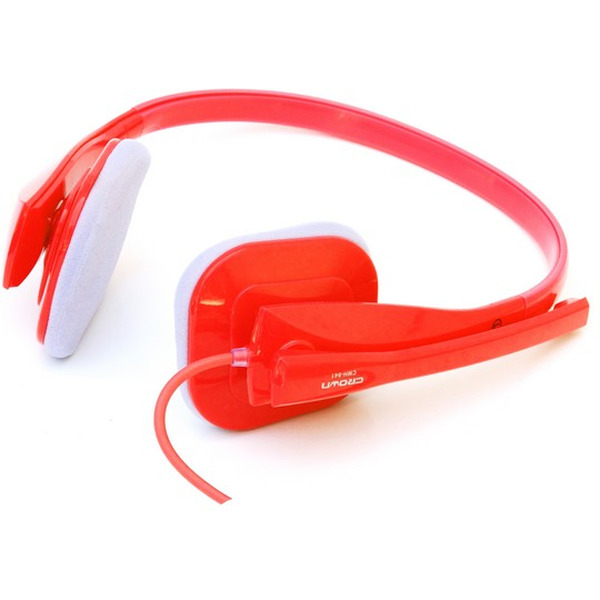 Гарнитура CROWN CMH-941 red