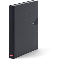 Файл-регистратор Erich Krause А4/35мм на 4 кольцах WORK INSIDE, ламинированный, черный 19872