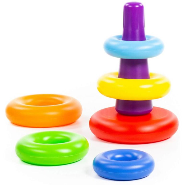 Пирамидка Полесье Колечко (7 элементов)