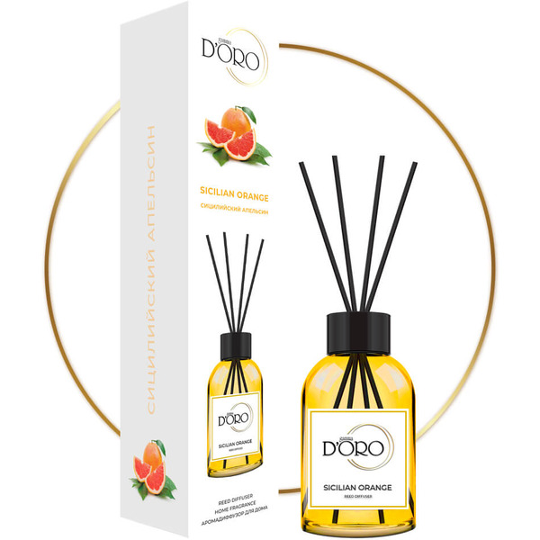 Аромадиффузор Gamma D'ORO Сицилийский Апельсин 100 мл