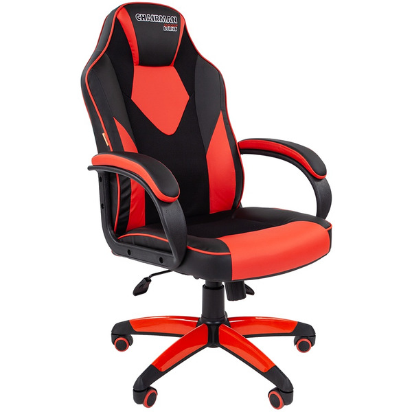 Кресло CHAIRMAN Game 17 (черный/красный)