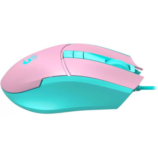 Мышь A4Tech Bloody L65 Max (розовый/голубой)