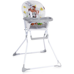 Стульчик для кормления LORELLI BOBO GREY PYRAMID ANIMALS