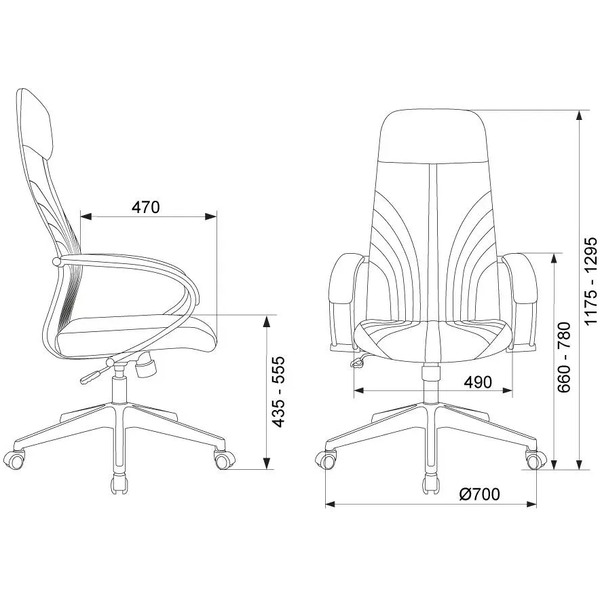 Кресло руководителя Бюрократ CH-610 Fabric (песочный)