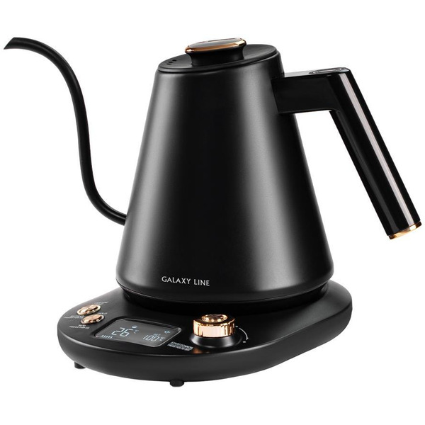 Чайник для заваривания кофе и чая Galaxy Line GL 0341 (черный)
