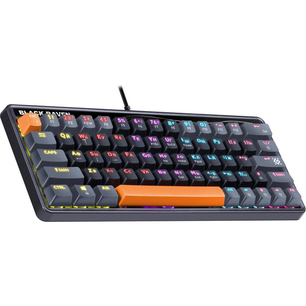 Клавиатура Defender Black Raven GK-417 (черный)