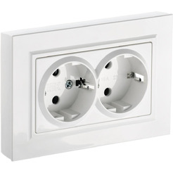 Розетка IEK Brite РСш12-3-БрБ