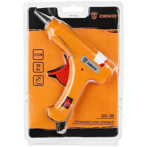 Термоклеевой пистолет Deko GG-30 SET2 084-1093