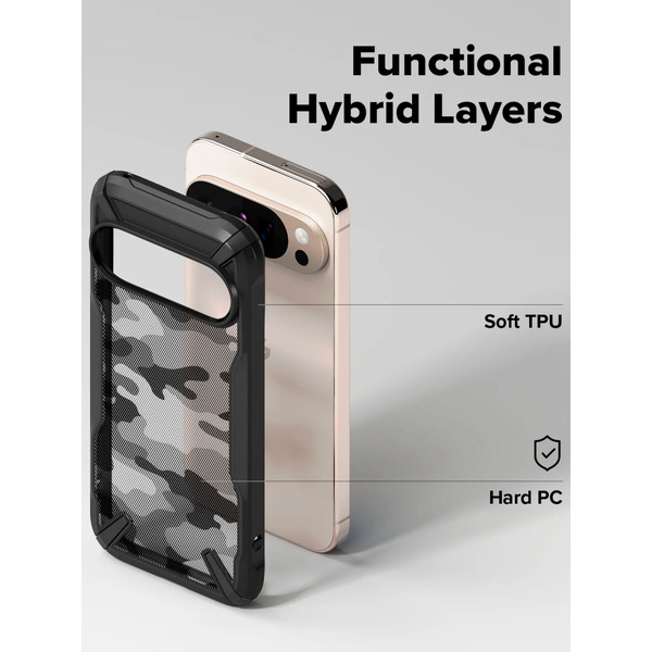 Чехол Ringke FUSION X для Pixel 10 / 10 Pro CAMO BLACK