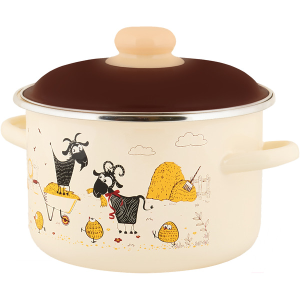 Кастрюля Appetite Подворье 6RD181M