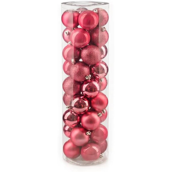 Набор новогодних шаров Ausini VT25-04002-8