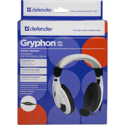 Компьютерная гарнитура DEFENDER Gryphon 750 белый