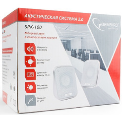 Акустика Gembird SPK-100 (белый)