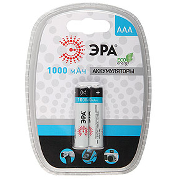 Аккумулятор ЭРА HR03-2BL 1000mAh