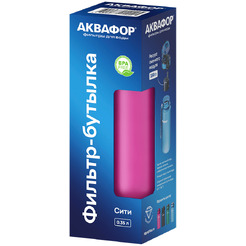 Фильтр-бутылка АКВАФОР Сити 1350 (розовый)