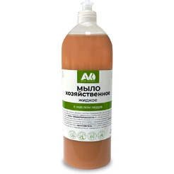Жидкое мыло AVKO хозяйственное 1л (с маслом кедра)