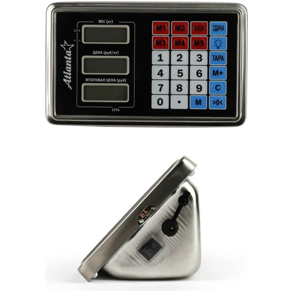 Весы торговые электронные напольные Atlanta ATH-6110 (gray)