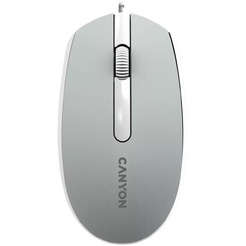 Мышь Canyon M-10 (CNE-CMS10DG) серый/белый