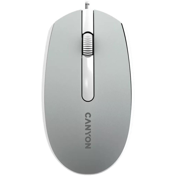 Мышь Canyon M-10 (CNE-CMS10DG) серый/белый