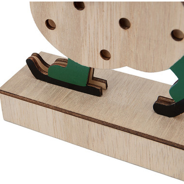 Деревянная фигурка с подсветкой NEON-NIGHT Снеговик 504-017