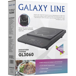 Настольная плита Galaxy GL3060 (черный)