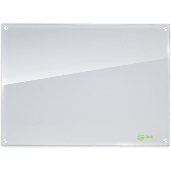Доска стеклянная Cactus CS-GBD-90X120-WT-TM