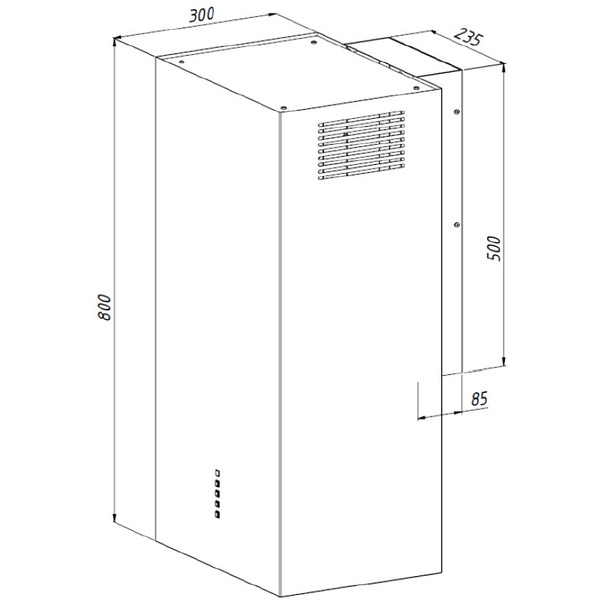 Кухонная вытяжка Akpo Terra Eco 40 WK-9 (черный)