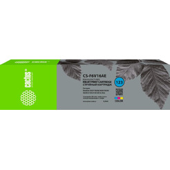 Картридж струйный Cactus CS-F6V16AE №123 (многоцветный)