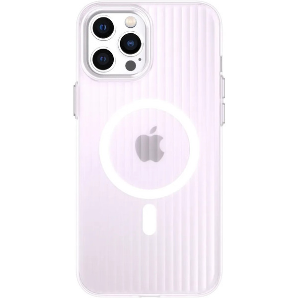 Задняя накладка CASE Translucent Strip Apple iPhone 12 Pro Max (белый)
