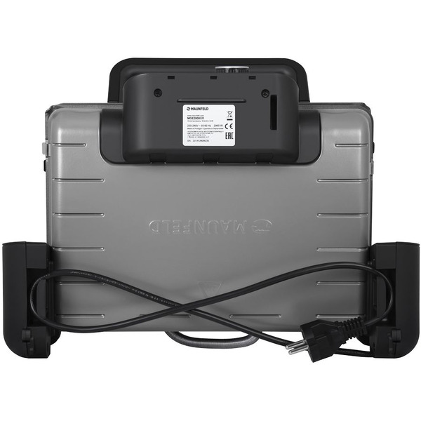 Гриль электрический MAUNFELD MGE2000GR серый