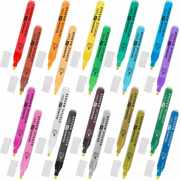 Маркеры акриловые BRAUBERG ART CLASSIC 152525 (12 цв)