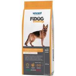 Сухой корм для собак Vincent Fidog Vitality для взрослых собак 20 кг