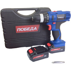 Дрель-шуруповерт аккумуляторная ПОБЕДА ДА-12/2 Ли
