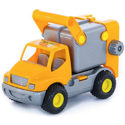 Автомобиль коммунальный Полесье  КонсТрак (оранжевый) (в сеточке) 0414