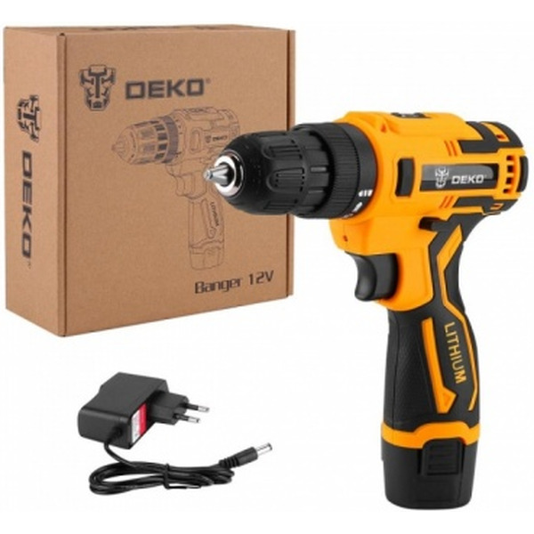 Дрель-шуруповерт Deko Banger SET 1 (063-4129) с 1-им АКБ