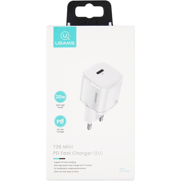 Сетевое зарядное устройство Usams T36 US-CC124 (белый)