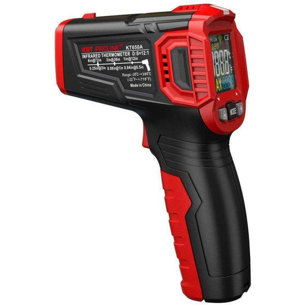 Пирометр бесконтактный цифровой КВТ 79137 KT 650A серия PROLINE