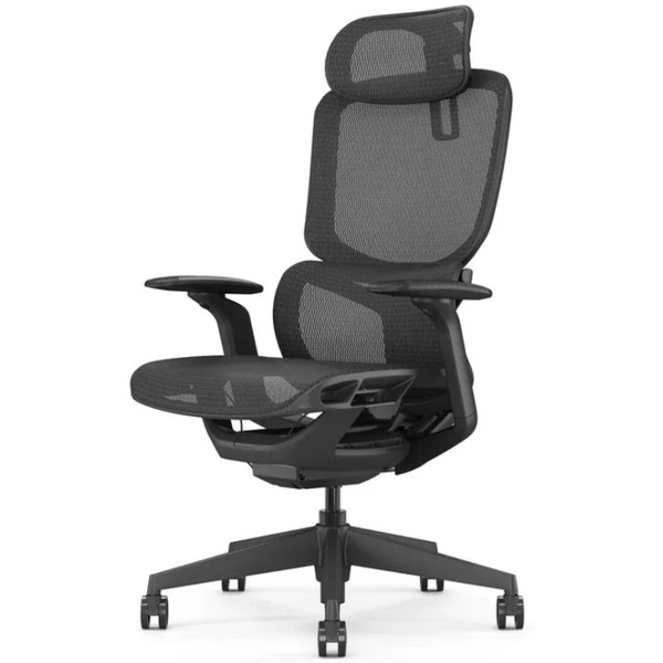 Кресло компьютерное SitZone E-JX-001А сетка, черный, крестов. пластик